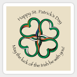 May the Luck of the Irish Be With You! Sticker